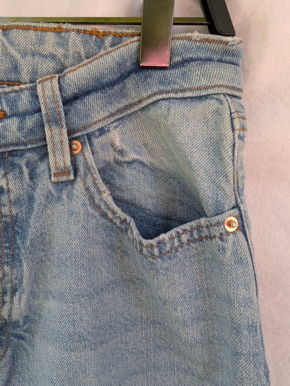 Wild Fable Medium Wash High Rise Straight Leg Denim Jeans Sz 6 - Picture 7 of 9